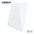 Livolo Inteligente EUA Padrão 2 Gang Dimmer e 2 Gang Interruptor de Toque Sensível Ao Toque de Luz VL-C502S-11 / VL-C502R-11